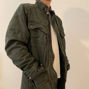 Abercrombie & Fitch Military Green Outer Jacket
